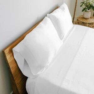 Jennifer Adams Home Eternal Sheet Set, White, Twin, NWT